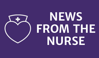 heart logo and the text news from the nurse